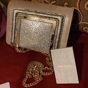 Jimmy Choo Suede Ava Crossbody Bag